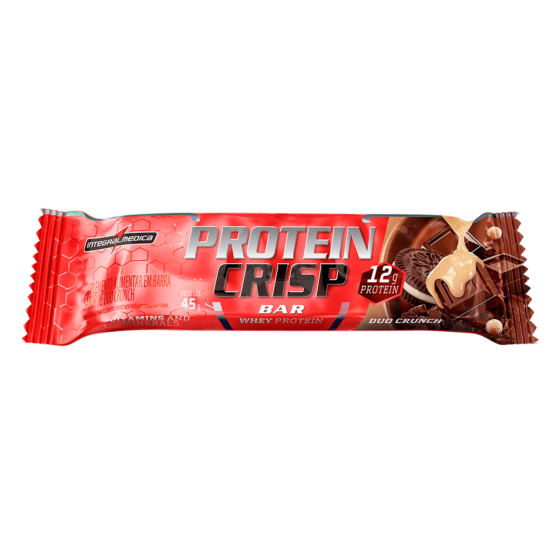 Barra de Proteína Duo Crunch Protein Crisp Integralmedica 45g