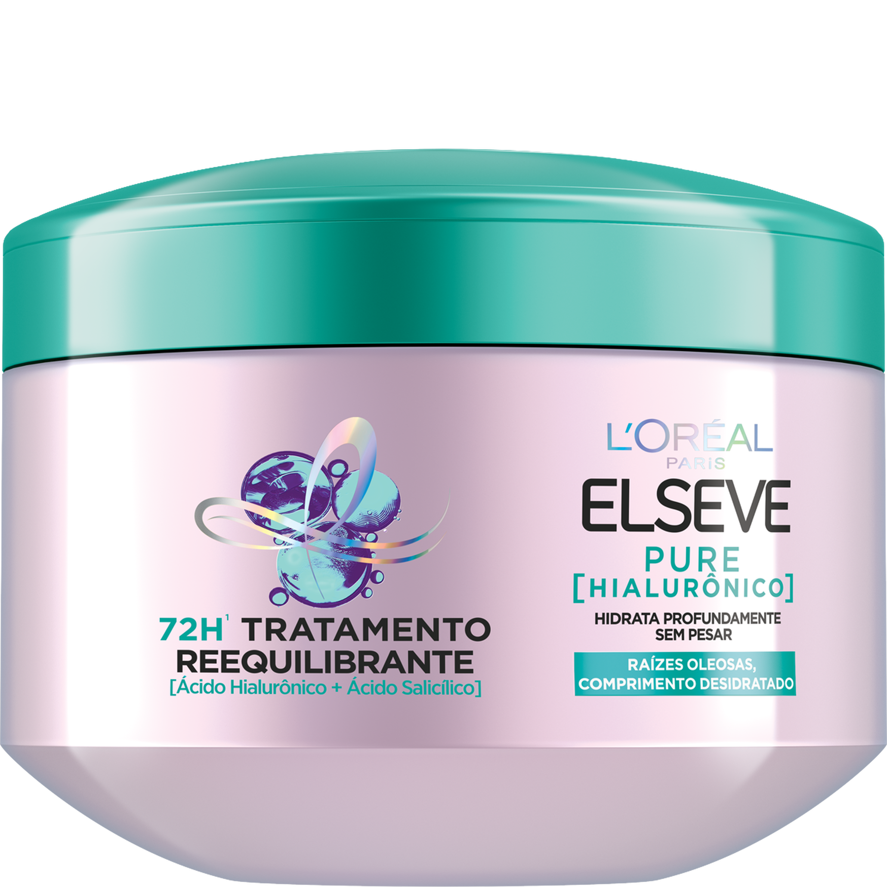 Creme de Tratamento Reequilibrante Pure Hialurônico Elseve L'Oréal Paris Pote 300g 