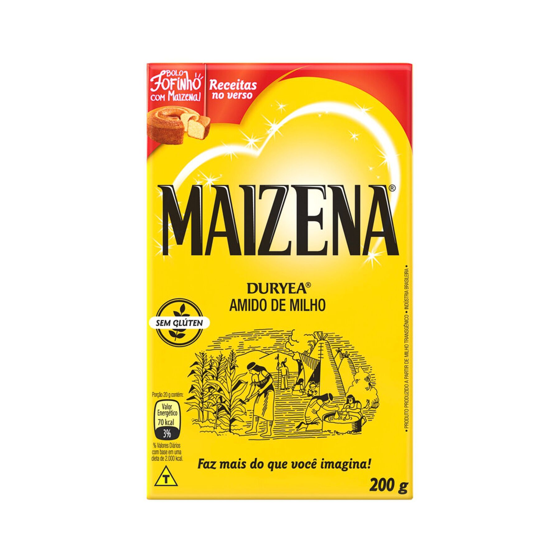 Amido de Milho Maizena Duryea Caixa 200g