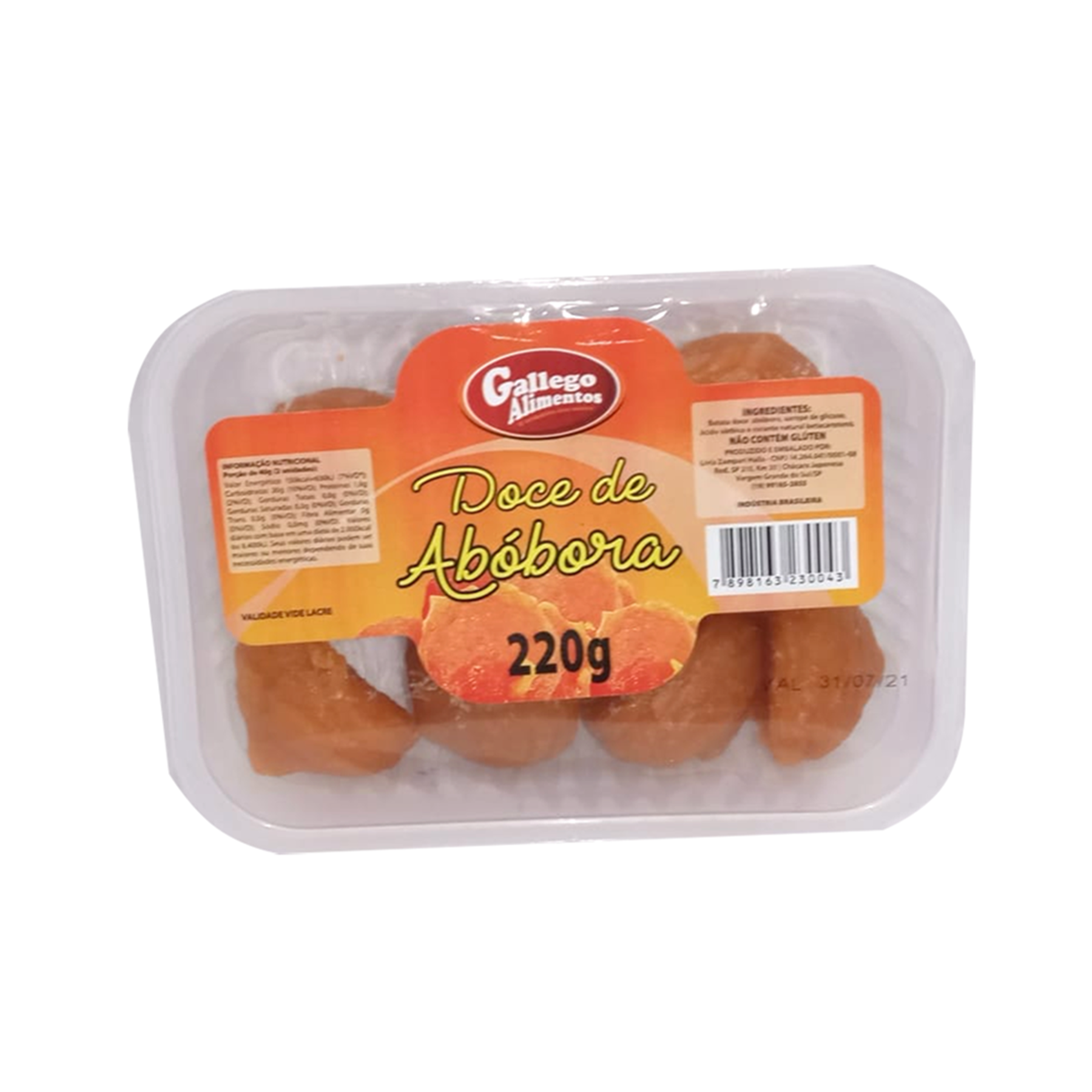 Doce Abóbora Gallego 220g