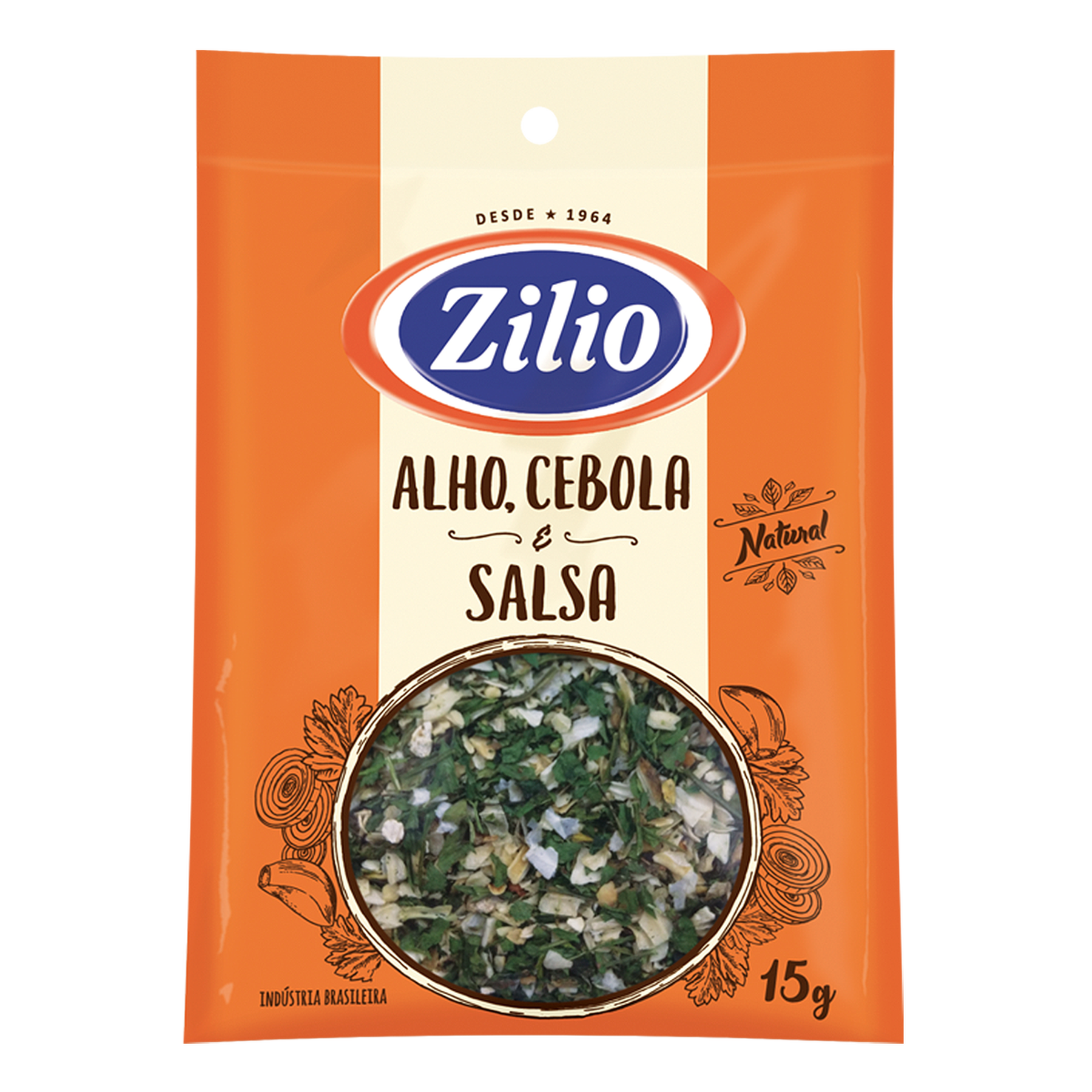 Alho, Cebola e Salsa Zilio 15g