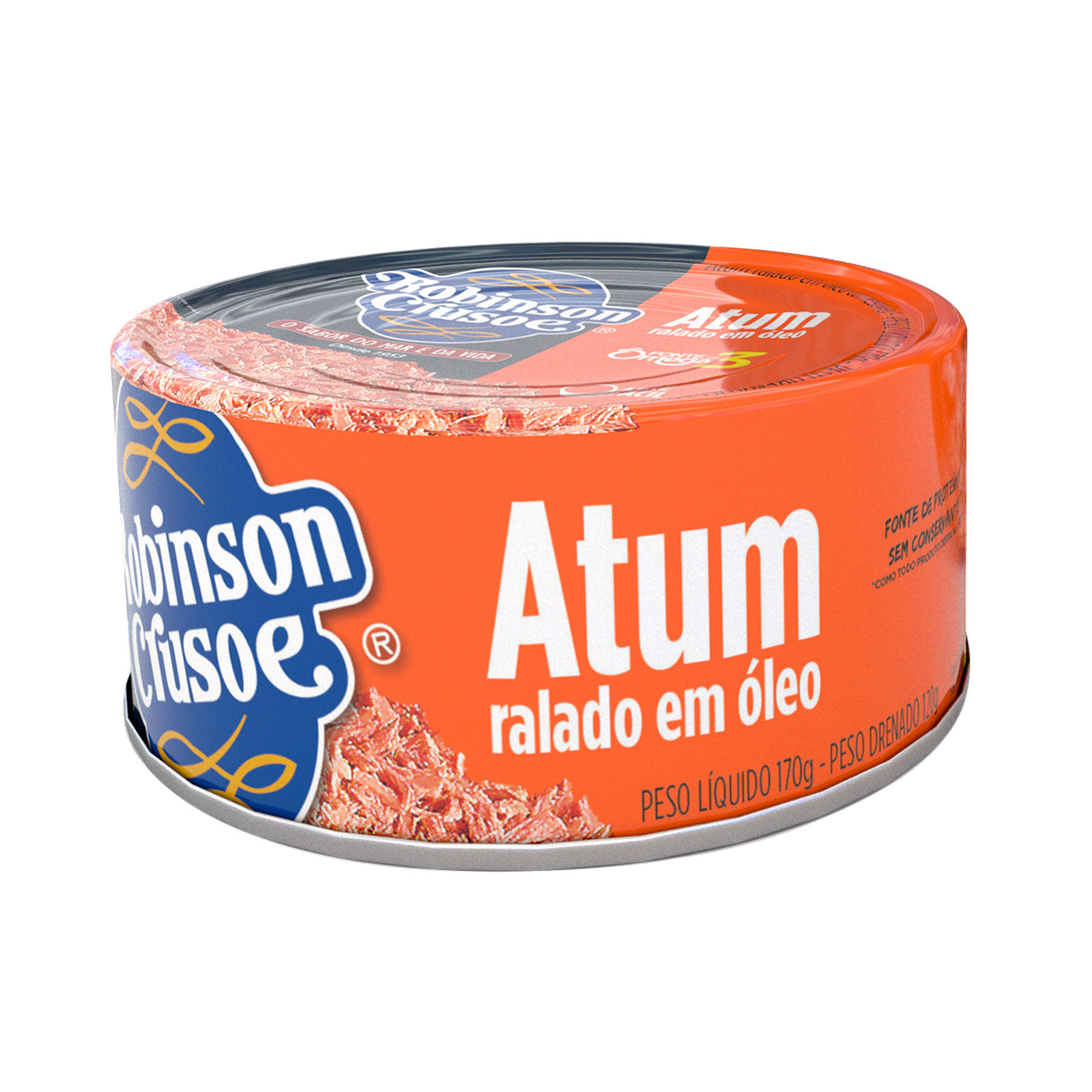 Atum Ralado em Óleo Robinson Crusoe Lata 170g