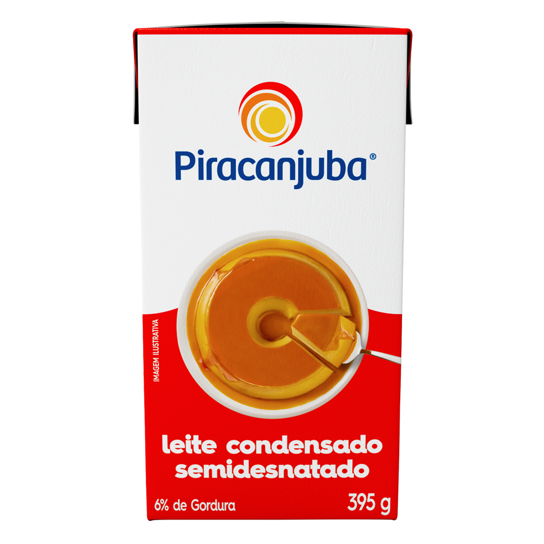 Leite Condensado Semidesnatado Piracanjuba Caixa 395g