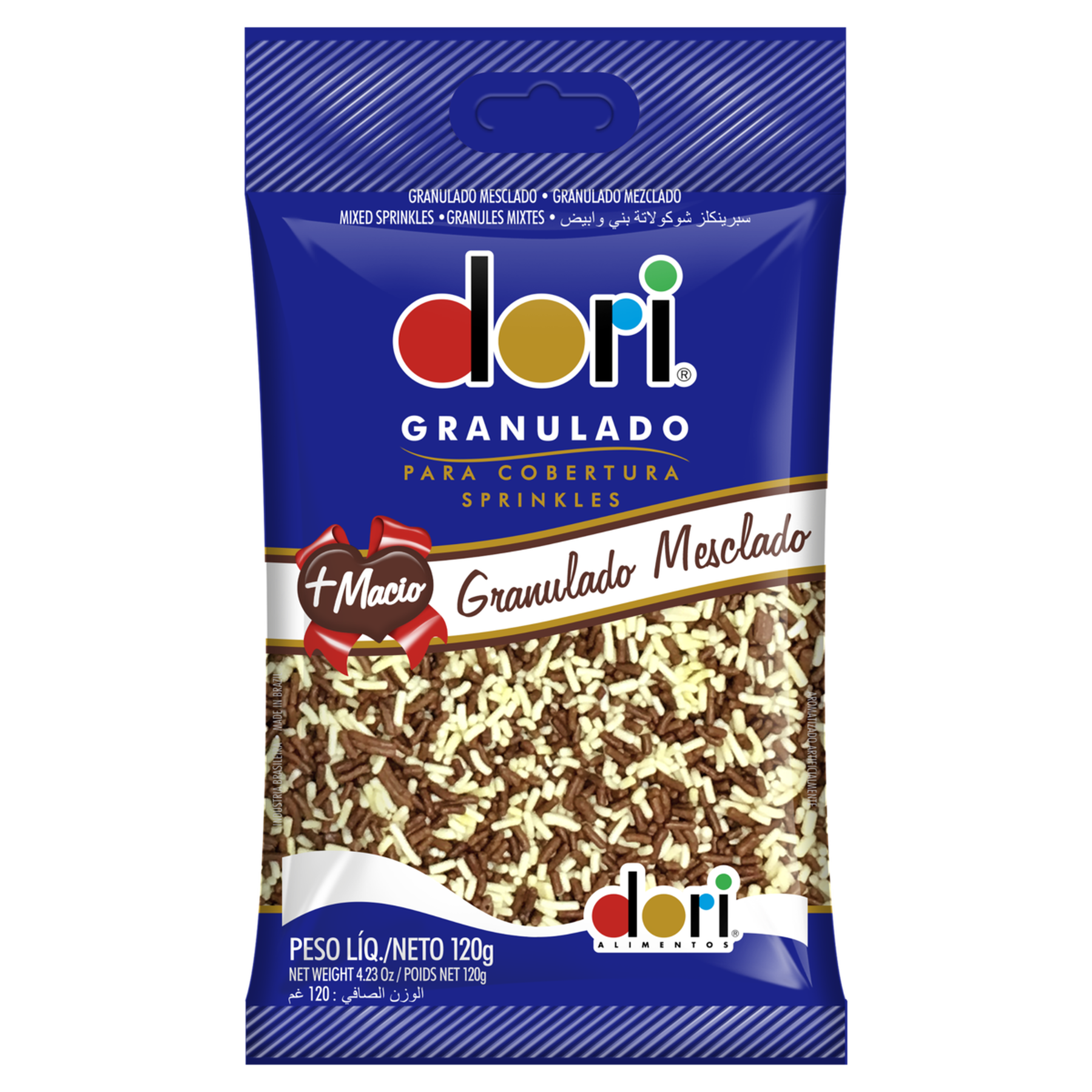 Granulado Mesclado Dori Pacote 120g