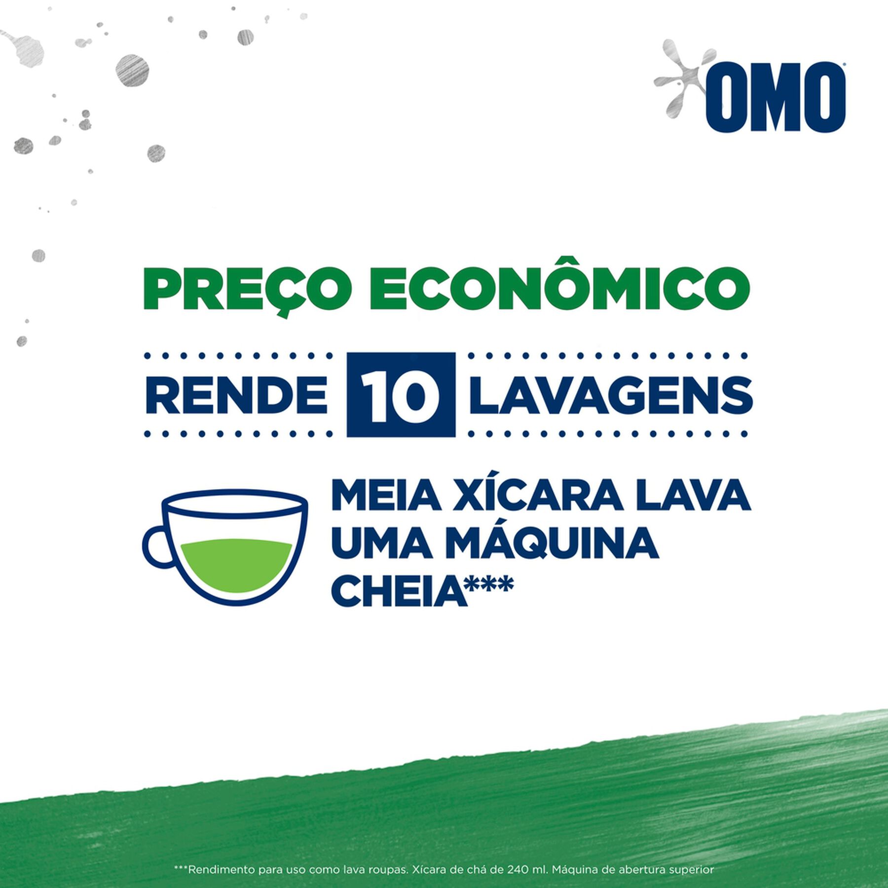 Sabão em Pó Omo Lavagem Perfeita Sanitiza e Higieniza Caixa 800g