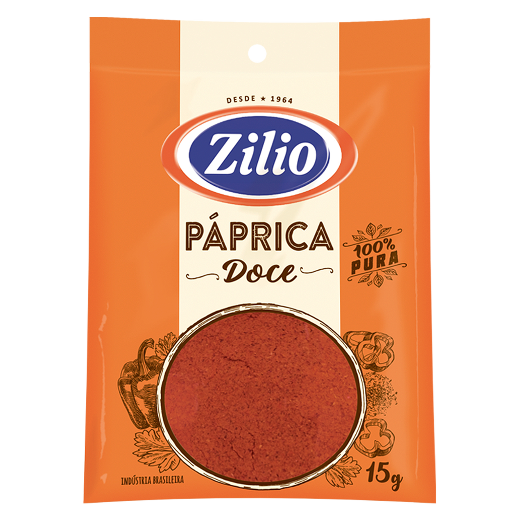 Paprica Doce Zilio 15g